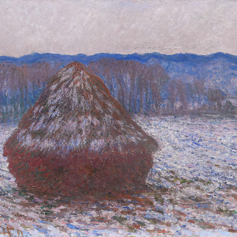 Haystacks (18901891) by Claude Monet 1000 Jigsaw Puzzle 3D Modell