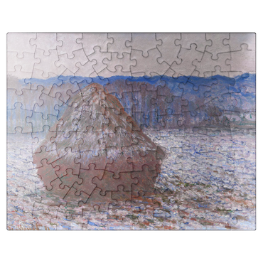 puzzleplate Haystacks 18901891 by Claude Monet 100 Jigsaw Puzzle