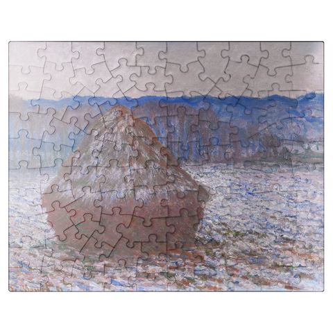 puzzleplate Haystacks 18901891 by Claude Monet 100 Jigsaw Puzzle