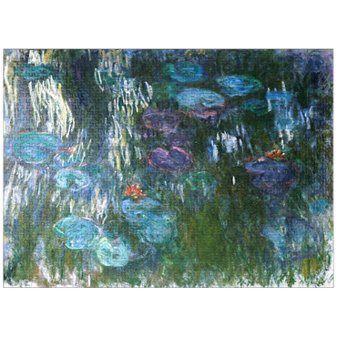 puzzleplate Water Lilies (1916-1919) by Claude Monet 1000 Jigsaw Puzzle