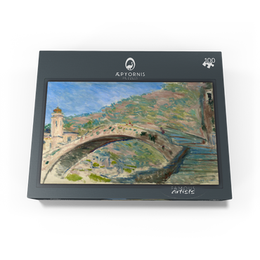 Claude Monets Bridge at Dolceacqua 1884 100 Jigsaw Puzzle box view1