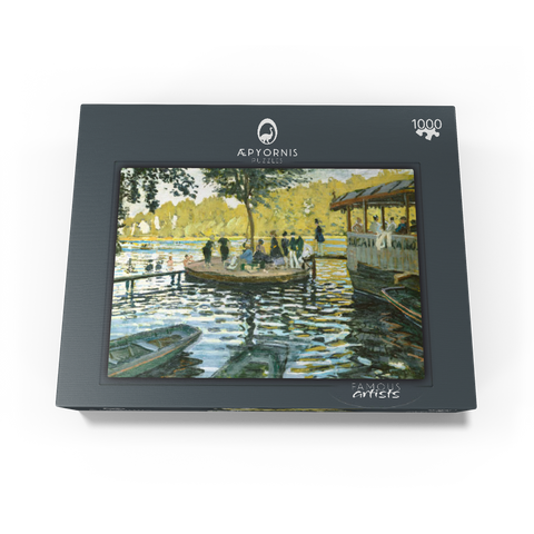 La Grenouillère (1869) by Claude Monet 1000 Jigsaw Puzzle box view1