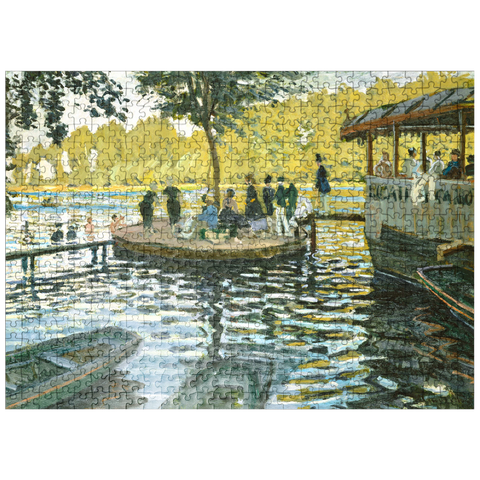 puzzleplate La Grenouillère 1869 by Claude Monet 500 Jigsaw Puzzle