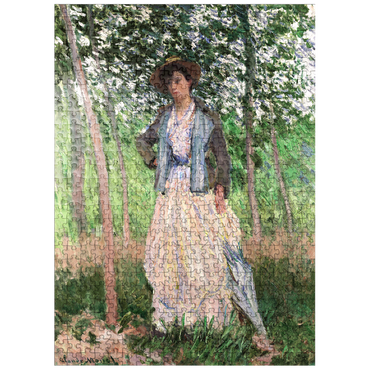 puzzleplate The Stroller 1887 by Claude Monet 500 Jigsaw Puzzle