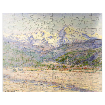 puzzleplate The Valley of the Nervia 1884 by Claude Monet 100 Jigsaw Puzzle