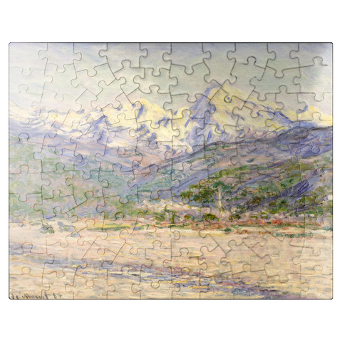 puzzleplate The Valley of the Nervia 1884 by Claude Monet 100 Jigsaw Puzzle
