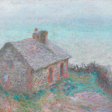 The Customs House at Varengeville (1897) by Claude Monet 1000 Jigsaw Puzzle 3D Modell