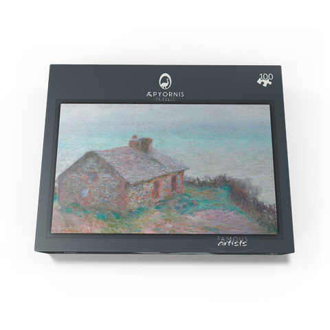 The Customs House at Varengeville 1897 by Claude Monet 100 Jigsaw Puzzle box view1