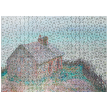 puzzleplate The Customs House at Varengeville 1897 by Claude Monet 500 Jigsaw Puzzle