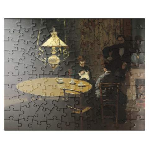 puzzleplate Interior after Dinner 1868 -1869 by Claude Monet 100 Jigsaw Puzzle