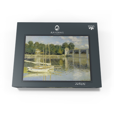 Claude Monet's The Argenteuil Bridge (1874) 1000 Jigsaw Puzzle box view1