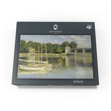 Claude Monets The Argenteuil Bridge 1874 100 Jigsaw Puzzle box view1