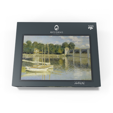 Claude Monets The Argenteuil Bridge 1874 500 Jigsaw Puzzle box view1