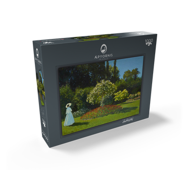 Claude Monet's Lady in the garden (1867) 1000 Jigsaw Puzzle box view1