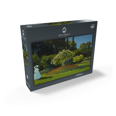 Claude Monets Lady in the garden 1867 100 Jigsaw Puzzle box view1