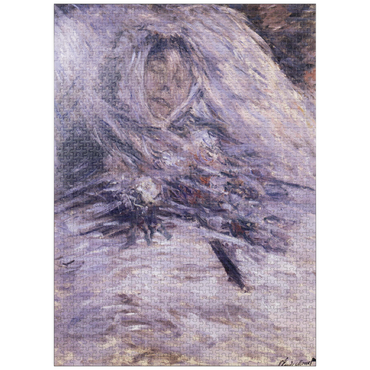 puzzleplate Claude Monet's Camille Monet on her deathbed (1879) 1000 Jigsaw Puzzle