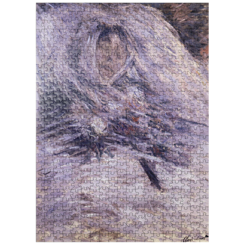 puzzleplate Claude Monets Camille Monet on her deathbed 1879 500 Jigsaw Puzzle