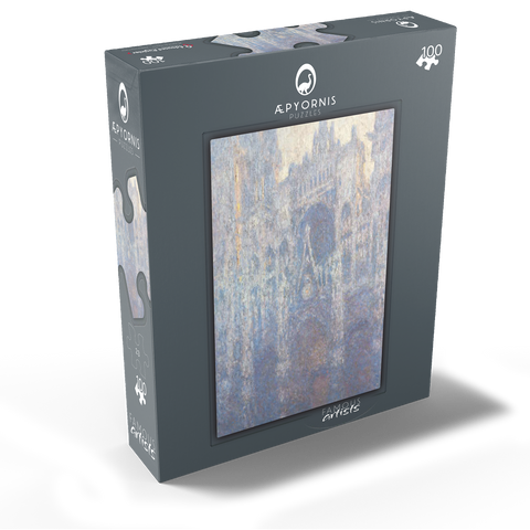The Portal of Rouen Cathedral in Morning Light 1894 by Claude Monet 100 Jigsaw Puzzle box view1