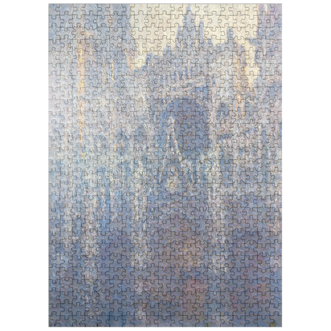 puzzleplate The Portal of Rouen Cathedral in Morning Light 1894 by Claude Monet 500 Jigsaw Puzzle