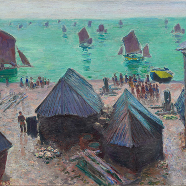 The Departure of the Boats, Étretat (1885) by Claude Monet 1000 Jigsaw Puzzle 3D Modell