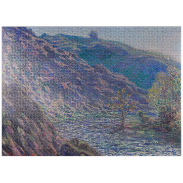 puzzleplate The Petite Creuse River (1889) by Claude Monet 1000 Jigsaw Puzzle
