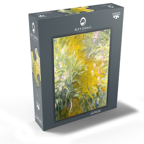 The Path through the Irises (1914-1917) by Claude Monet 1000 Jigsaw Puzzle box view1