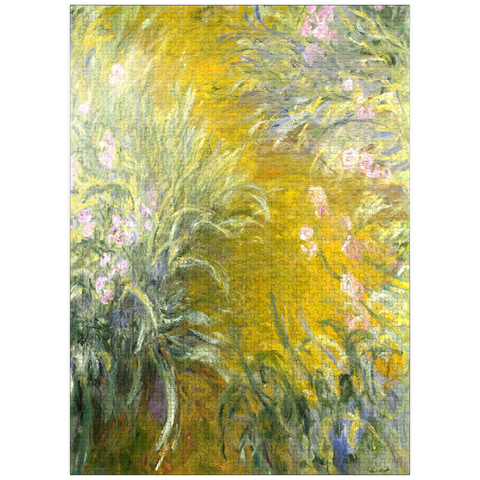 puzzleplate The Path through the Irises (1914-1917) by Claude Monet 1000 Jigsaw Puzzle