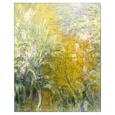 puzzleplate The Path through the Irises 1914-1917 by Claude Monet 100 Jigsaw Puzzle
