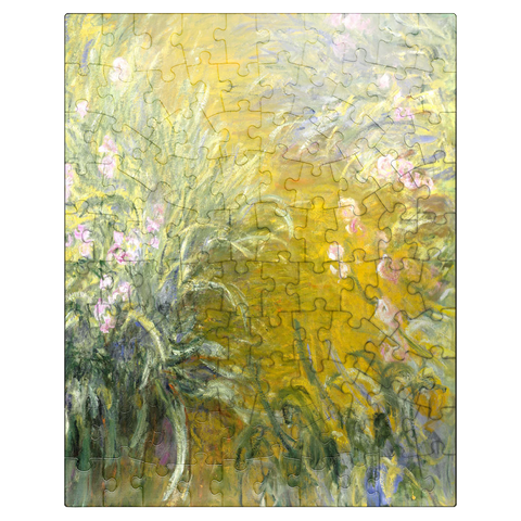 puzzleplate The Path through the Irises 1914-1917 by Claude Monet 100 Jigsaw Puzzle