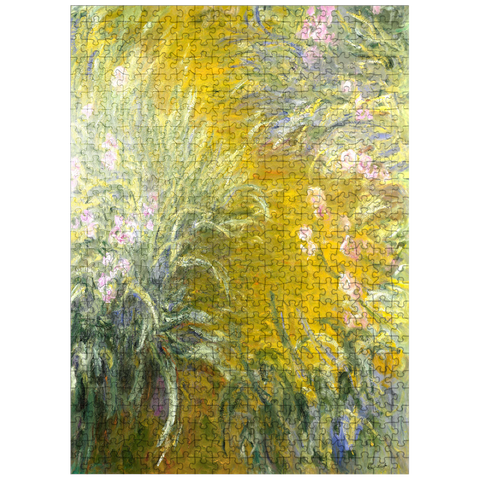 puzzleplate The Path through the Irises 1914-1917 by Claude Monet 500 Jigsaw Puzzle