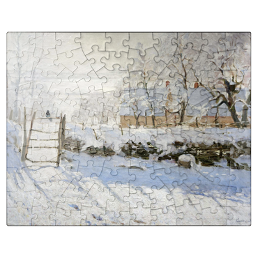 puzzleplate Claude Monets The Magpie 1868-1869 100 Jigsaw Puzzle