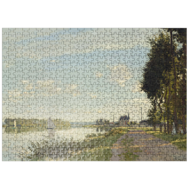 puzzleplate Argenteuil 1872 by Claude Monet 500 Jigsaw Puzzle