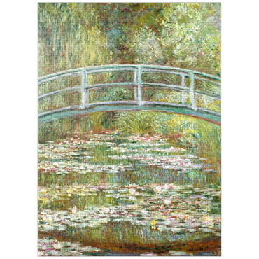 puzzleplate Bridge over a Pond of Water Lilies by Claude Monet 1000 Jigsaw Puzzle