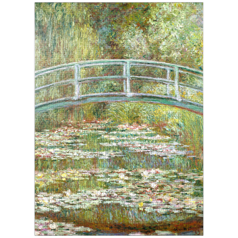 puzzleplate Bridge over a Pond of Water Lilies by Claude Monet 1000 Jigsaw Puzzle