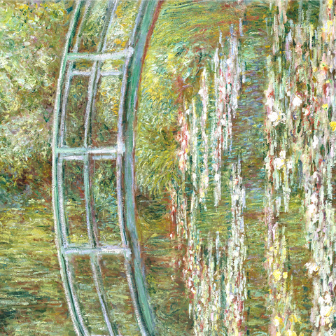 Bridge over a Pond of Water Lilies by Claude Monet 1000 Jigsaw Puzzle 3D Modell
