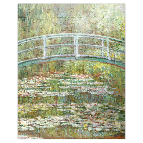 puzzleplate Bridge over a Pond of Water Lilies by Claude Monet 100 Jigsaw Puzzle