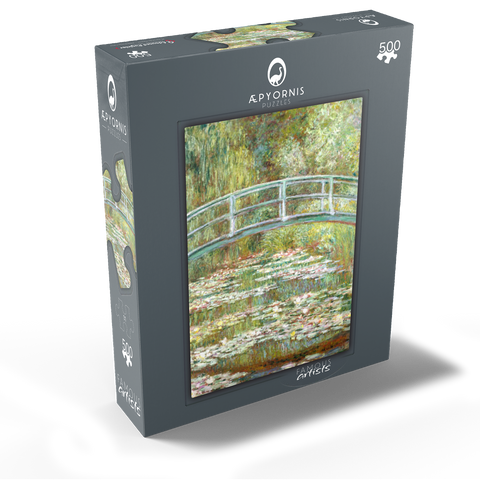 Bridge over a Pond of Water Lilies by Claude Monet 500 Jigsaw Puzzle box view1