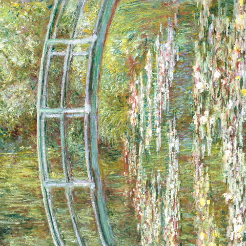 Bridge over a Pond of Water Lilies by Claude Monet 500 Jigsaw Puzzle 3D Modell