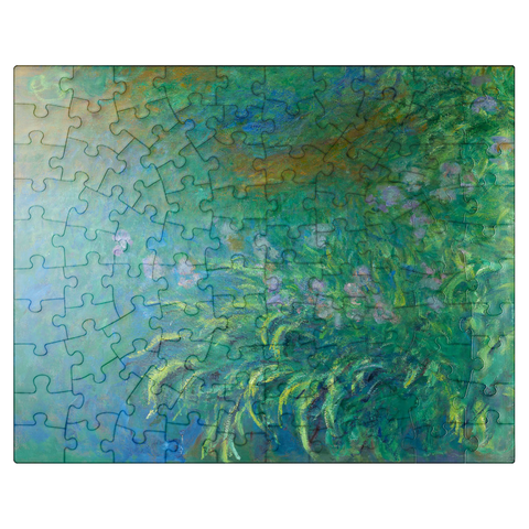 puzzleplate Irises 1914-1917 by Claude Monet 100 Jigsaw Puzzle