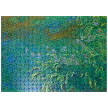 puzzleplate Irises 1914-1917 by Claude Monet 500 Jigsaw Puzzle