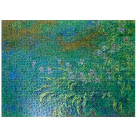 puzzleplate Irises 1914-1917 by Claude Monet 500 Jigsaw Puzzle