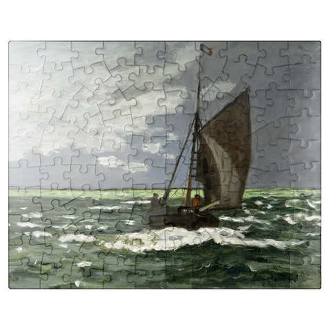 puzzleplate Claude Monets Seascape Storm 1866 100 Jigsaw Puzzle