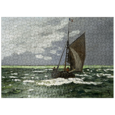 puzzleplate Claude Monets Seascape Storm 1866 500 Jigsaw Puzzle