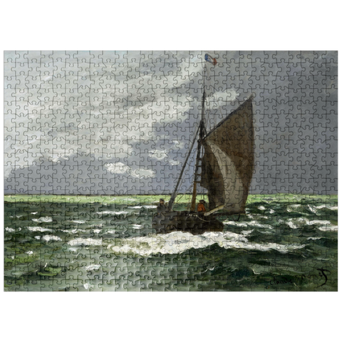 puzzleplate Claude Monets Seascape Storm 1866 500 Jigsaw Puzzle