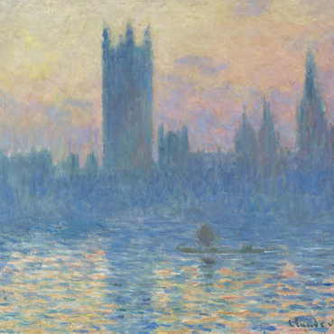 The Houses of Parliament, Sunset (1903) by Claude Monet 1000 Jigsaw Puzzle 3D Modell