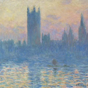The Houses of Parliament Sunset 1903 by Claude Monet 100 Jigsaw Puzzle 3D Modell