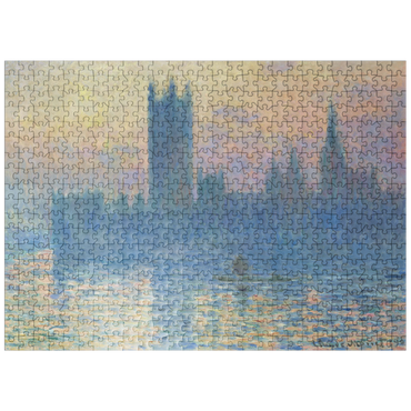 puzzleplate The Houses of Parliament Sunset 1903 by Claude Monet 500 Jigsaw Puzzle