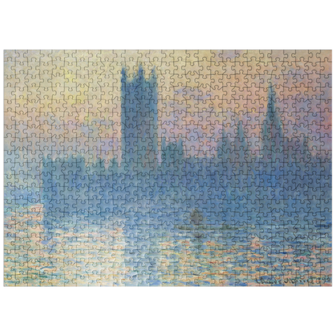 puzzleplate The Houses of Parliament Sunset 1903 by Claude Monet 500 Jigsaw Puzzle