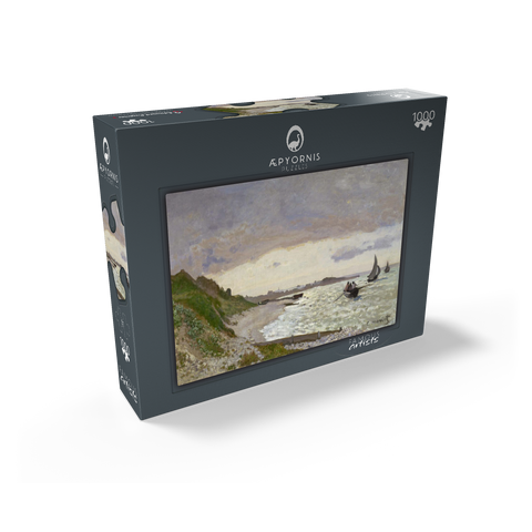 Claude Monet's The Seashore at Sainte-Adresse (1864) 1000 Jigsaw Puzzle box view1