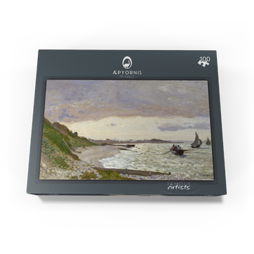 Claude Monets The Seashore at Sainte-Adresse 1864 100 Jigsaw Puzzle box view1